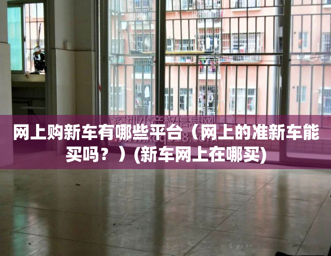 网上购新车有哪些平台（网上的准新车能买吗？）(新车网上在哪买)