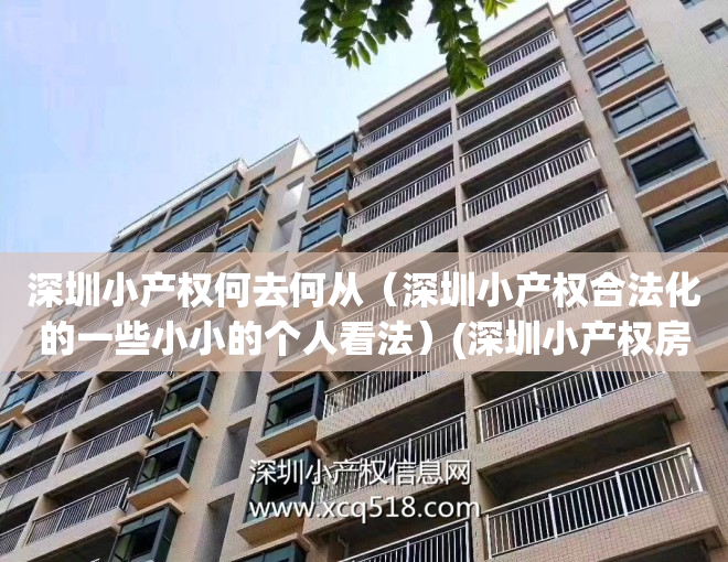 深圳小产权何去何从（深圳小产权合法化的一些小小的个人看法）(深圳小产权房何去何从)