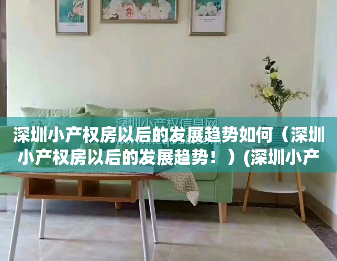 深圳小产权房以后的发展趋势如何（深圳小产权房以后的发展趋势！）(深圳小产权房还会涨吗)