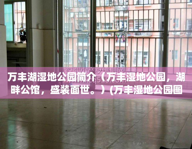 万丰湖湿地公园简介（万丰湿地公园，湖畔公馆，盛装面世。）(万丰湿地公园图片)