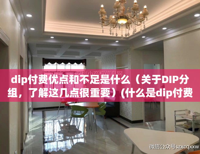 dip付费优点和不足是什么（关于DIP分组，了解这几点很重要）(什么是dip付费方式)