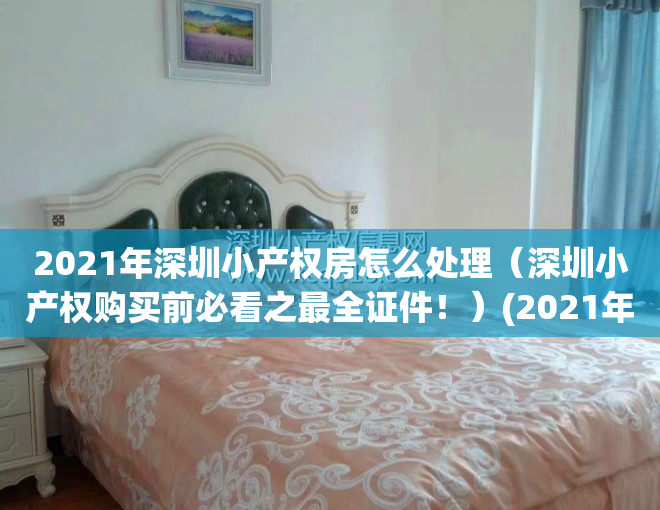 2021年深圳小产权房怎么处理（深圳小产权购买前必看之最全证件！）(2021年深圳小产权房政策解读)