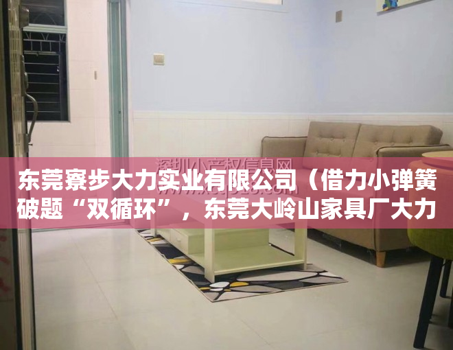 东莞寮步大力实业有限公司（借力小弹簧破题“双循环”，东莞大岭山家具厂大力拓展国内市场）
