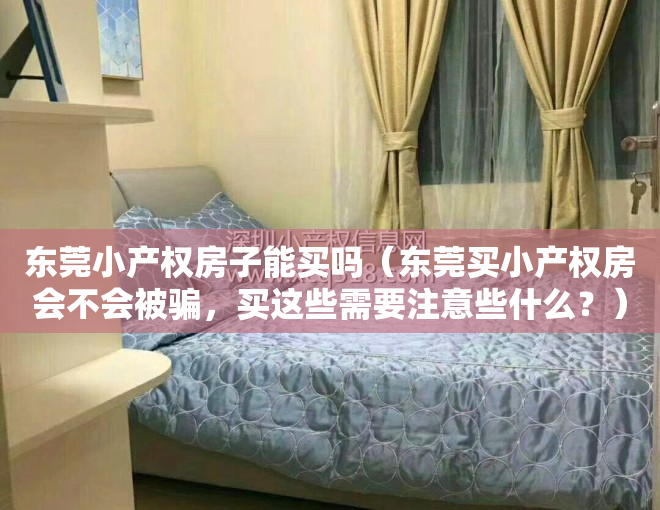 东莞小产权房子能买吗（东莞买小产权房会不会被骗，买这些需要注意些什么？）