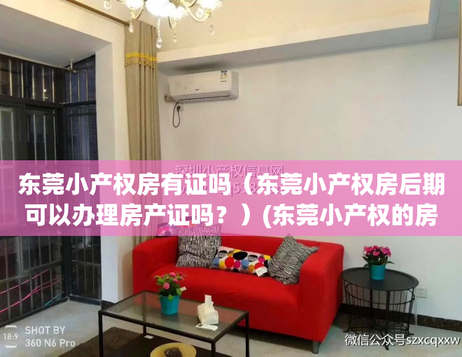 东莞小产权房有证吗(东莞小产权房后期可以办理房产证吗?)(东莞小产权的房子可以买吗)