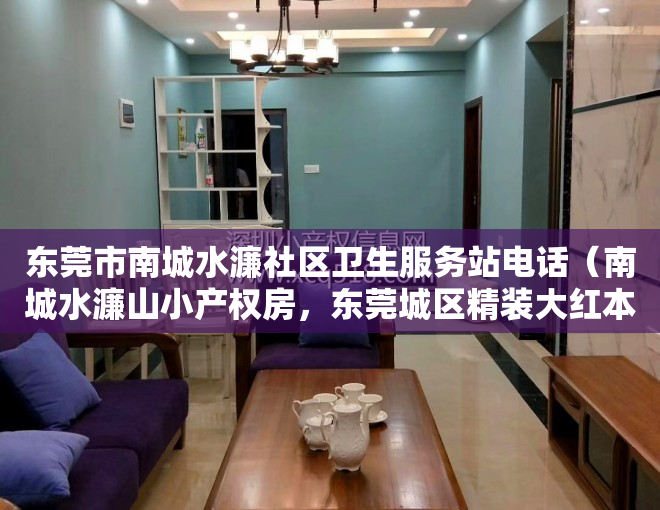东莞市南城水濂社区卫生服务站电话（南城水濂山小产权房，东莞城区精装大红本房，南开学校为邻）