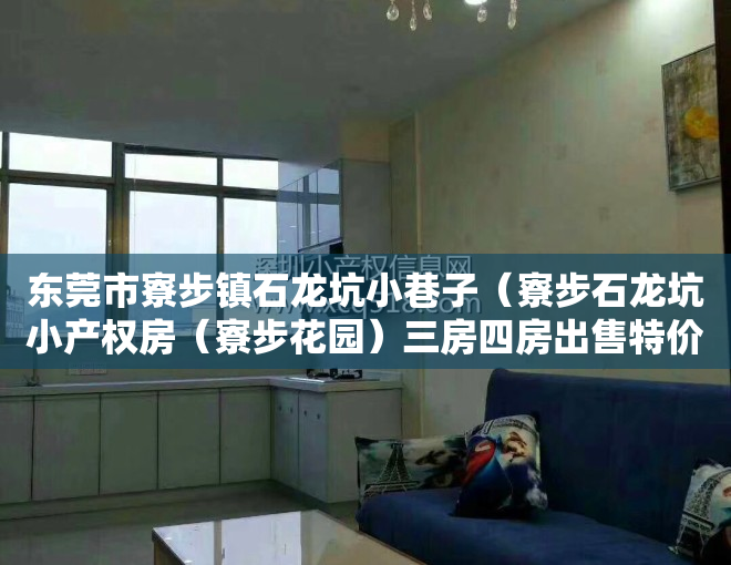 东莞市寮步镇石龙坑小巷子（寮步石龙坑小产权房（寮步花园）三房四房出售特价4688元起 首付4成分期5年）