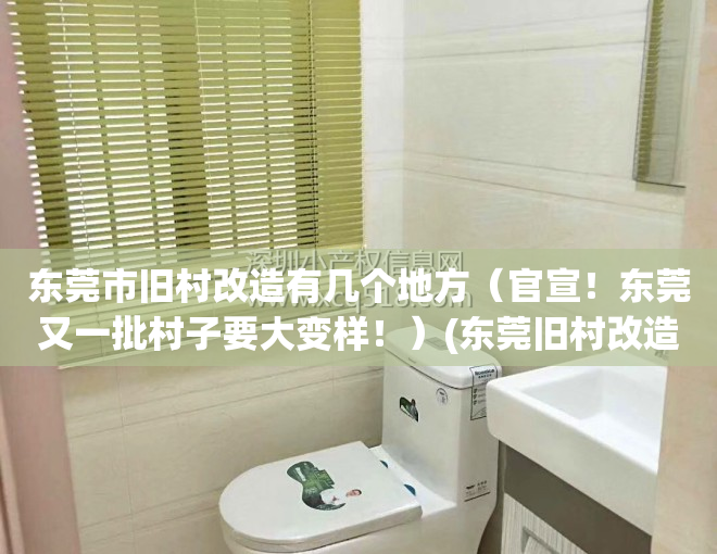 东莞市旧村改造有几个地方（官宣！东莞又一批村子要大变样！）(东莞旧村改造补偿政策)