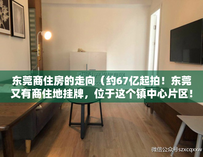 东莞商住房的走向（约67亿起拍！东莞又有商住地挂牌，位于这个镇中心片区！）