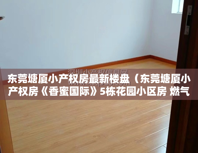 东莞塘厦小产权房最新楼盘（东莞塘厦小产权房《香蜜国际》5栋花园小区房 燃气入户 自带3层停车场  首付3成起分期8年）