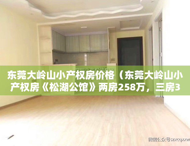 东莞大岭山小产权房价格（东莞大岭山小产权房《松湖公馆》两房258万，三房318万，四房338万）
