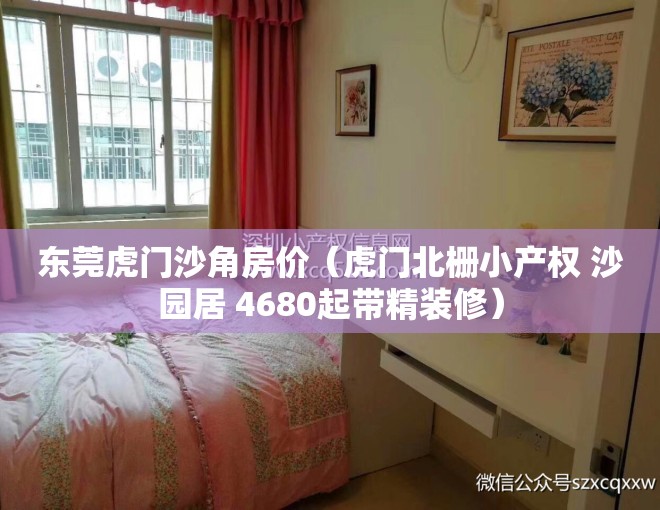东莞虎门沙角房价（虎门北栅小产权 沙园居 4680起带精装修）