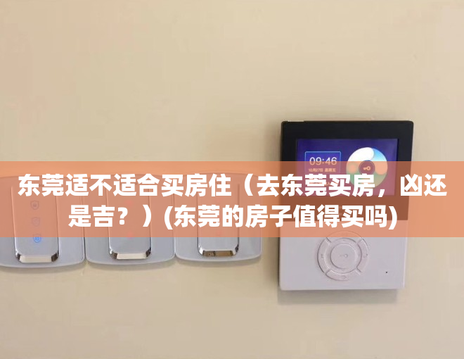 东莞适不适合买房住（去东莞买房，凶还是吉？）(东莞的房子值得买吗)