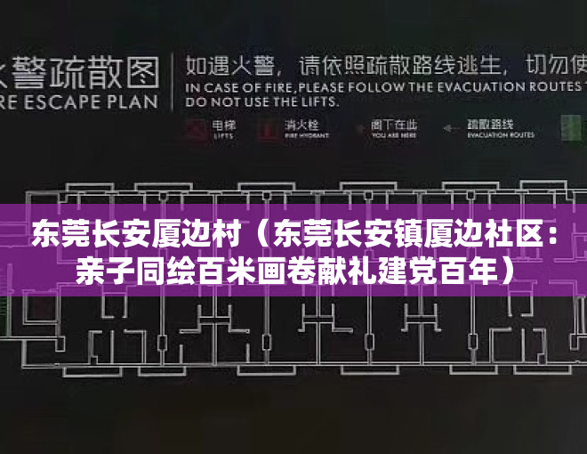 东莞长安厦边村（东莞长安镇厦边社区：亲子同绘百米画卷献礼建党百年）