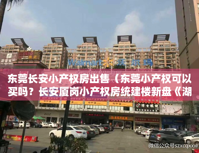 东莞长安小产权房出售（东莞小产权可以买吗？长安厦岗小产权房统建楼新盘《湖畔新城》全新小产权！首付五成 深圳小产权交易流程，产权多少年？2021最新政策）