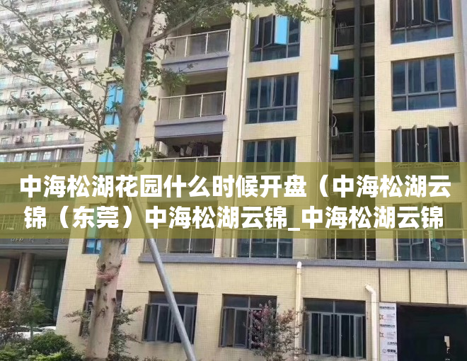 中海松湖花园什么时候开盘（中海松湖云锦（东莞）中海松湖云锦_中海松湖云锦欢迎您丨松湖云锦楼盘详情）