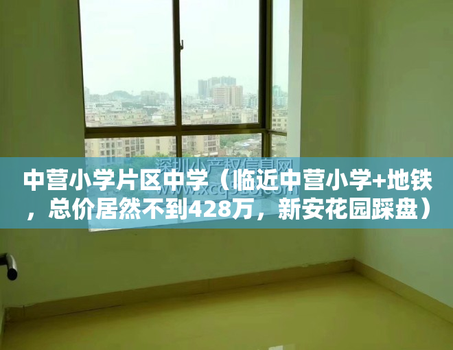 中营小学片区中学（临近中营小学+地铁，总价居然不到428万，新安花园踩盘）