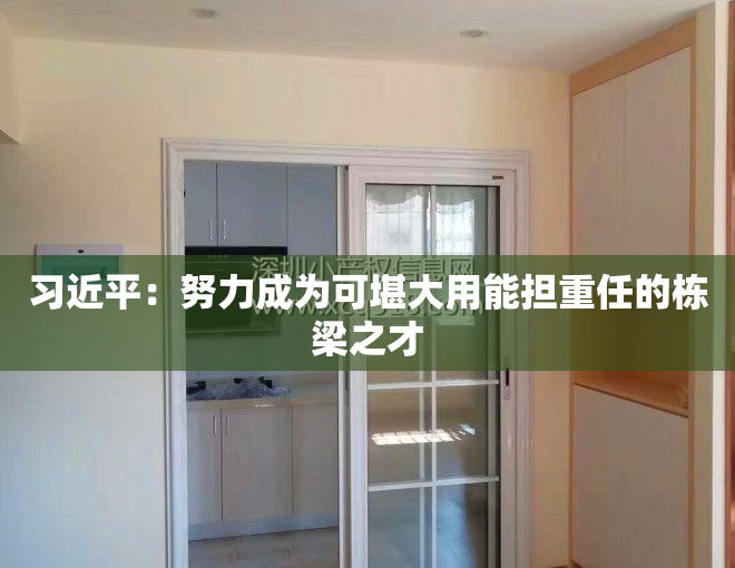 习近平：努力成为可堪大用能担重任的栋梁之才