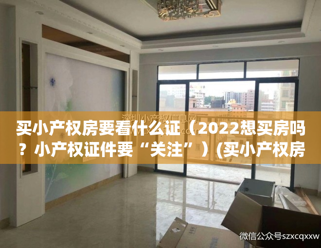 买小产权房要看什么证（2022想买房吗？小产权证件要“关注”）(买小产权房需要看哪五证)