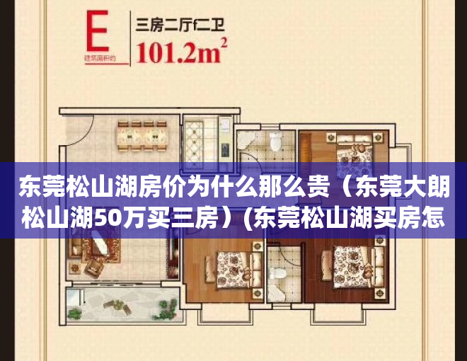 东莞松山湖房价为什么那么贵（东莞大朗松山湖50万买三房）(东莞松山湖买房怎么样)