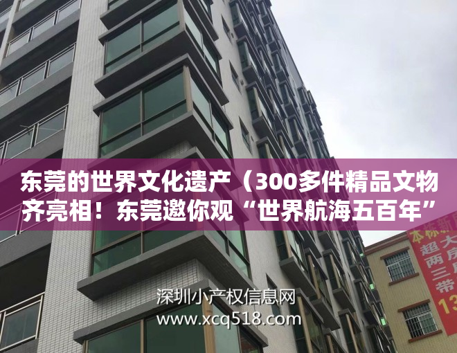 东莞的世界文化遗产（300多件精品文物齐亮相！东莞邀你观“世界航海五百年”）