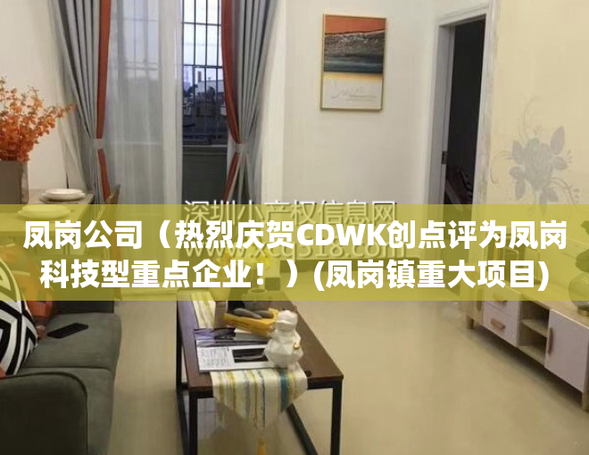 凤岗公司（热烈庆贺CDWK创点评为凤岗科技型重点企业！）(凤岗镇重大项目)