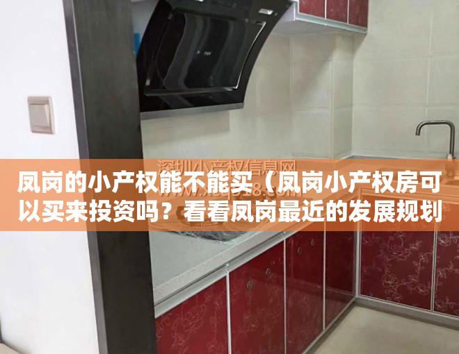 凤岗的小产权能不能买（凤岗小产权房可以买来投资吗？看看凤岗最近的发展规划就明白了）