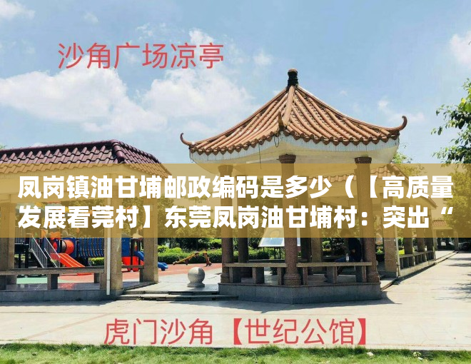 凤岗镇油甘埔邮政编码是多少（【高质量发展看莞村】东莞凤岗油甘埔村：突出“侨”特色，全方位打造“特色精品村”）