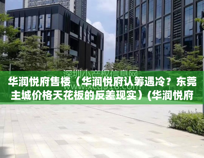 华润悦府售楼（华润悦府认筹遇冷？东莞主城价格天花板的反差现实）(华润悦府东户型图)