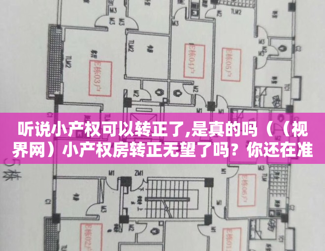 听说小产权可以转正了,是真的吗（（视界网）小产权房转正无望了吗？你还在准备购买吗）