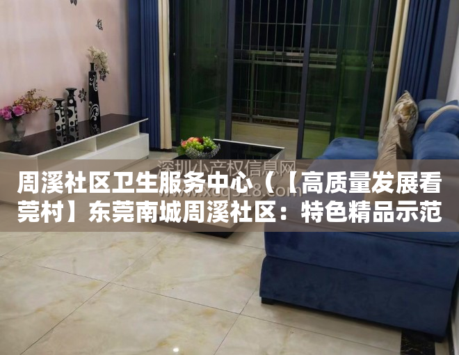 周溪社区卫生服务中心（【高质量发展看莞村】东莞南城周溪社区：特色精品示范村蝶变，营造宜居宜商社区环境）