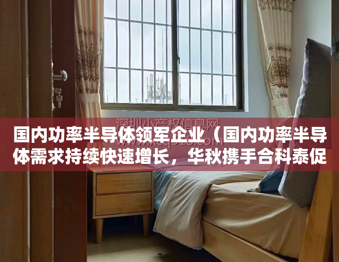 国内功率半导体领军企业（国内功率半导体需求持续快速增长，华秋携手合科泰促发展）