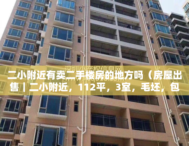 二小附近有卖二手楼房的地方吗（房屋出售｜二小附近，112平，3室，毛坯，包过户62万……）