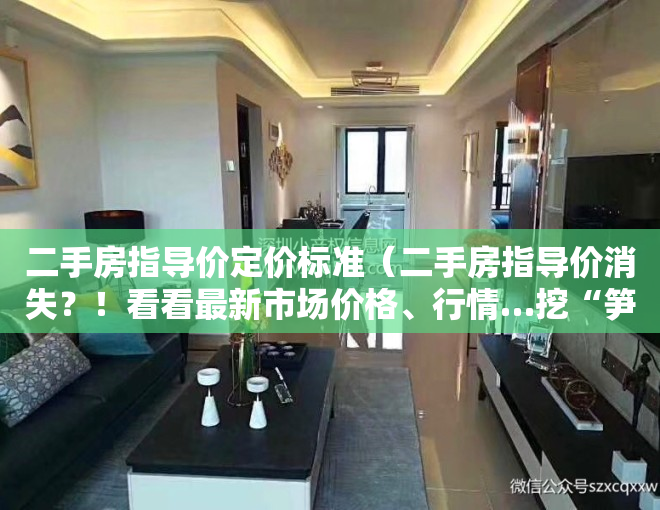 二手房指导价定价标准（二手房指导价消失？！看看最新市场价格、行情…挖“笋盘”时机到？）