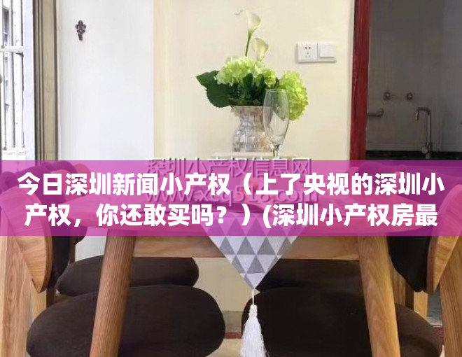 今日深圳新闻小产权（上了央视的深圳小产权，你还敢买吗？）(深圳小产权房最新新闻)