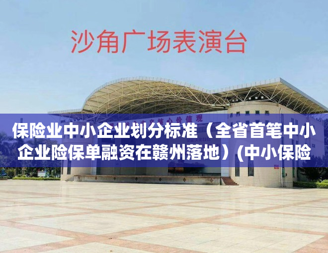 保险业中小企业划分标准（全省首笔中小企业险保单融资在赣州落地）(中小保险公司有哪些)