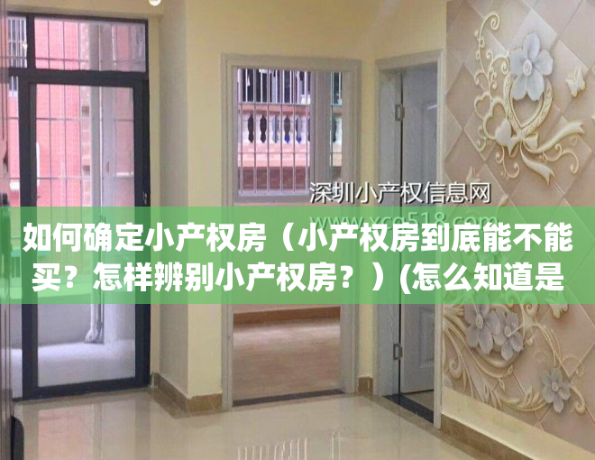 如何确定小产权房（小产权房到底能不能买？怎样辨别小产权房？）(怎么知道是小产权房)