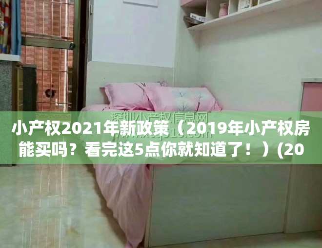 小产权2021年新政策（2019年小产权房能买吗？看完这5点你就知道了！）(2021年小产权新规)