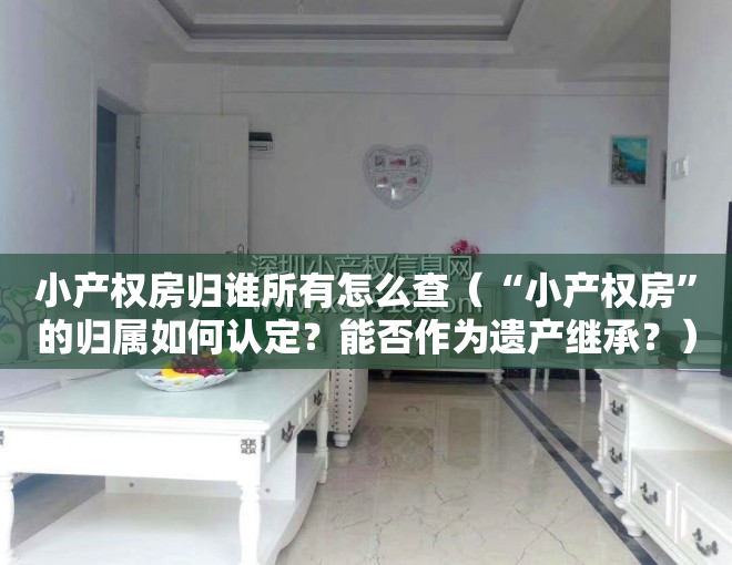 小产权房归谁所有怎么查（“小产权房”的归属如何认定？能否作为遗产继承？）