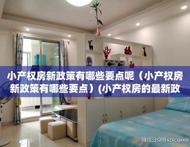 小产权房新政策有哪些要点呢（小产权房新政策有哪些要点）(小产权房的最新政策)