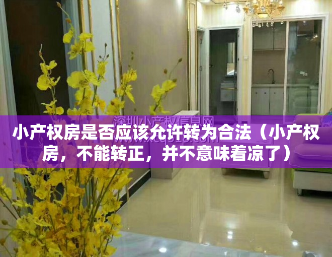 小产权房是否应该允许转为合法（小产权房，不能转正，并不意味着凉了）