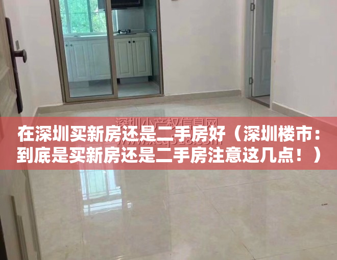 在深圳买新房还是二手房好（深圳楼市：到底是买新房还是二手房注意这几点！）