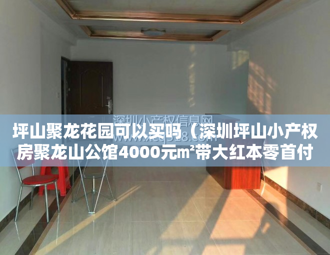 坪山聚龙花园可以买吗（深圳坪山小产权房聚龙山公馆4000元㎡带大红本零首付）