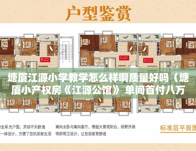 塘厦江源小学教学怎么样啊质量好吗（塘厦小产权房《江源公馆》 单间首付八万起 一梯五户 70年产权）