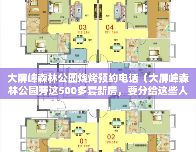 大屏嶂森林公园烧烤预约电话（大屏嶂森林公园旁这500多套新房，要分给这些人住……）