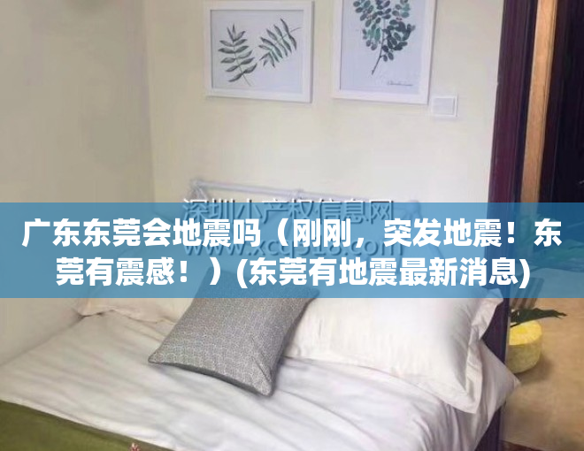 广东东莞会地震吗（刚刚，突发地震！东莞有震感！）(东莞有地震最新消息)