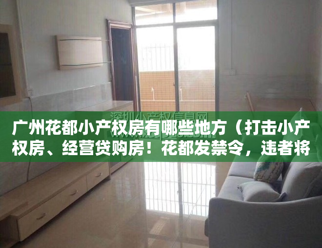 广州花都小产权房有哪些地方（打击小产权房、经营贷购房！花都发禁令，违者将受罚！）