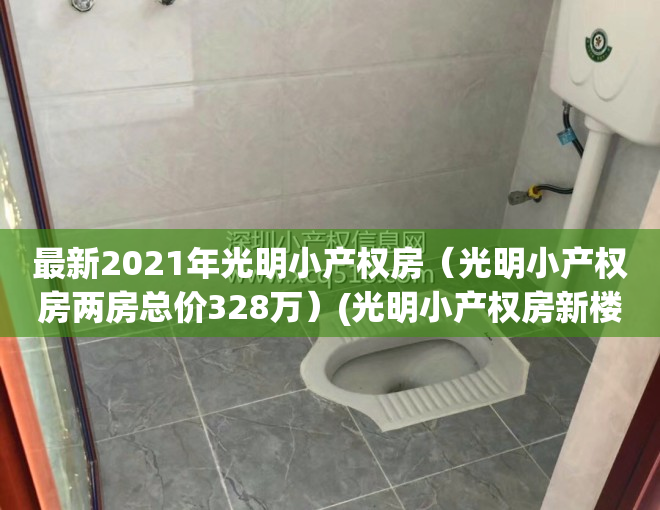 最新2021年光明小产权房（光明小产权房两房总价328万）(光明小产权房新楼盘)