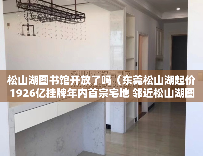 松山湖图书馆开放了吗（东莞松山湖起价1926亿挂牌年内首宗宅地 邻近松山湖图书馆）