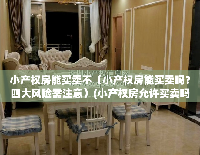 小产权房能买卖不（小产权房能买卖吗？四大风险需注意）(小产权房允许买卖吗?)